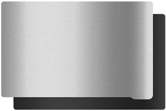 Piattaforma di costruzione flessibile - base magnetica - acciaio inossidabile - 160x95mm - facile da smontare - base di stampa stabile - piattaforma di stampa