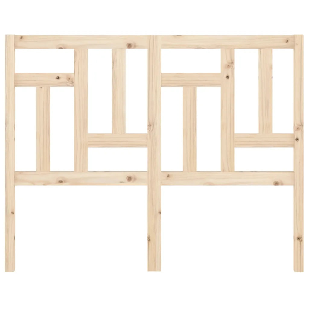Testiera Letto-Testata-Testiera Decorativa 125,5x4x100 cm in Legno Massello di Pino 226559