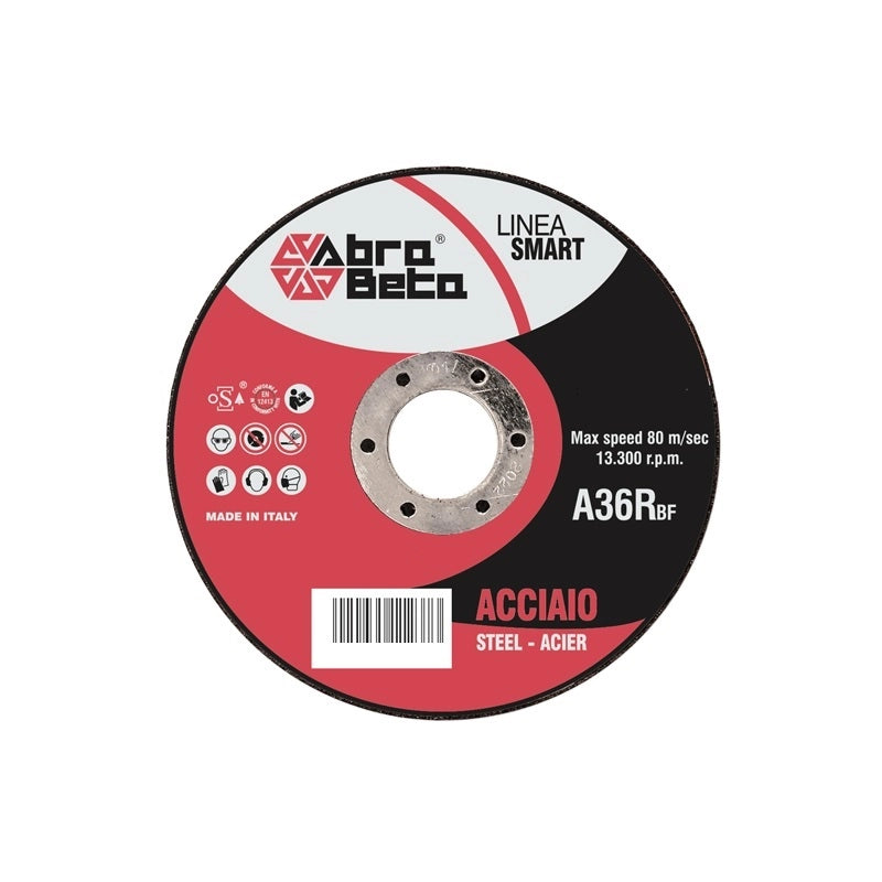 DISCO TAGLIO SMART ROSSO 115X1MM FORO DA 22,23MM