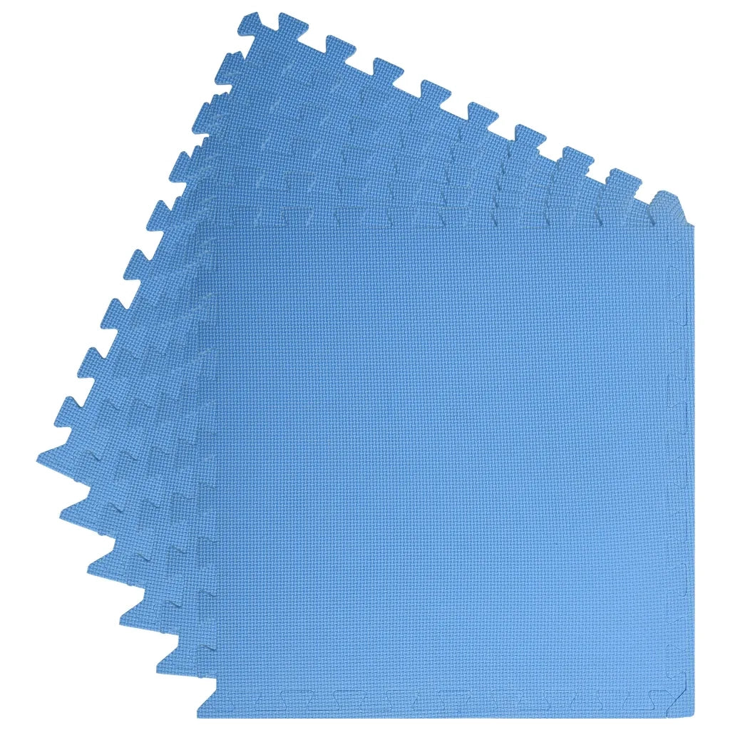 Tappetino a Incastro 6 pz 2,16 ãŽ¡ Schiuma EVA Blu cod mxl 68554