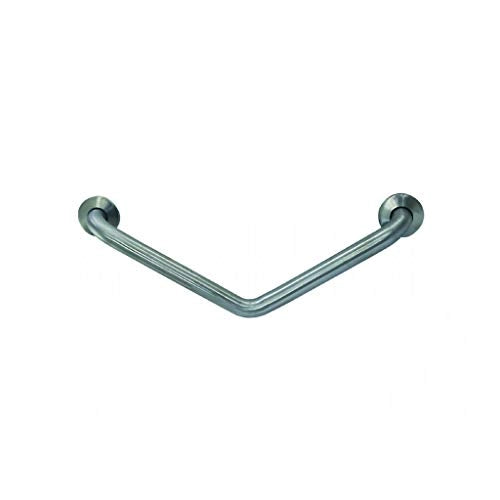Barra diagonale maniglia di sostegno doccia disabili inox lucido nofer 15068.b
