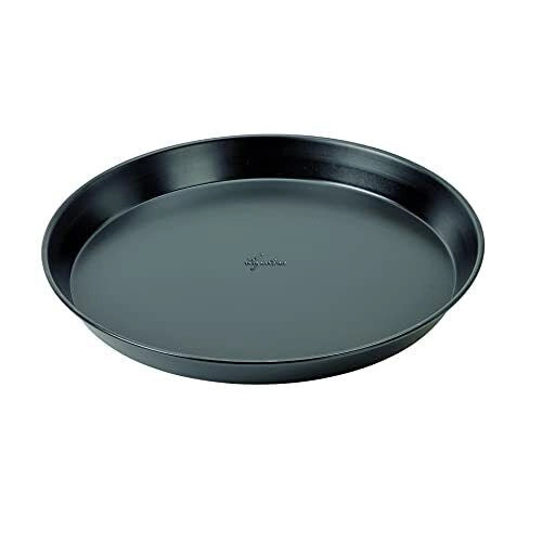 Lagostina 010151000009 Gustosa Teglia Pizza Rotonda Acciaio Antiaderente 32 cm senza PFOA colore Nero