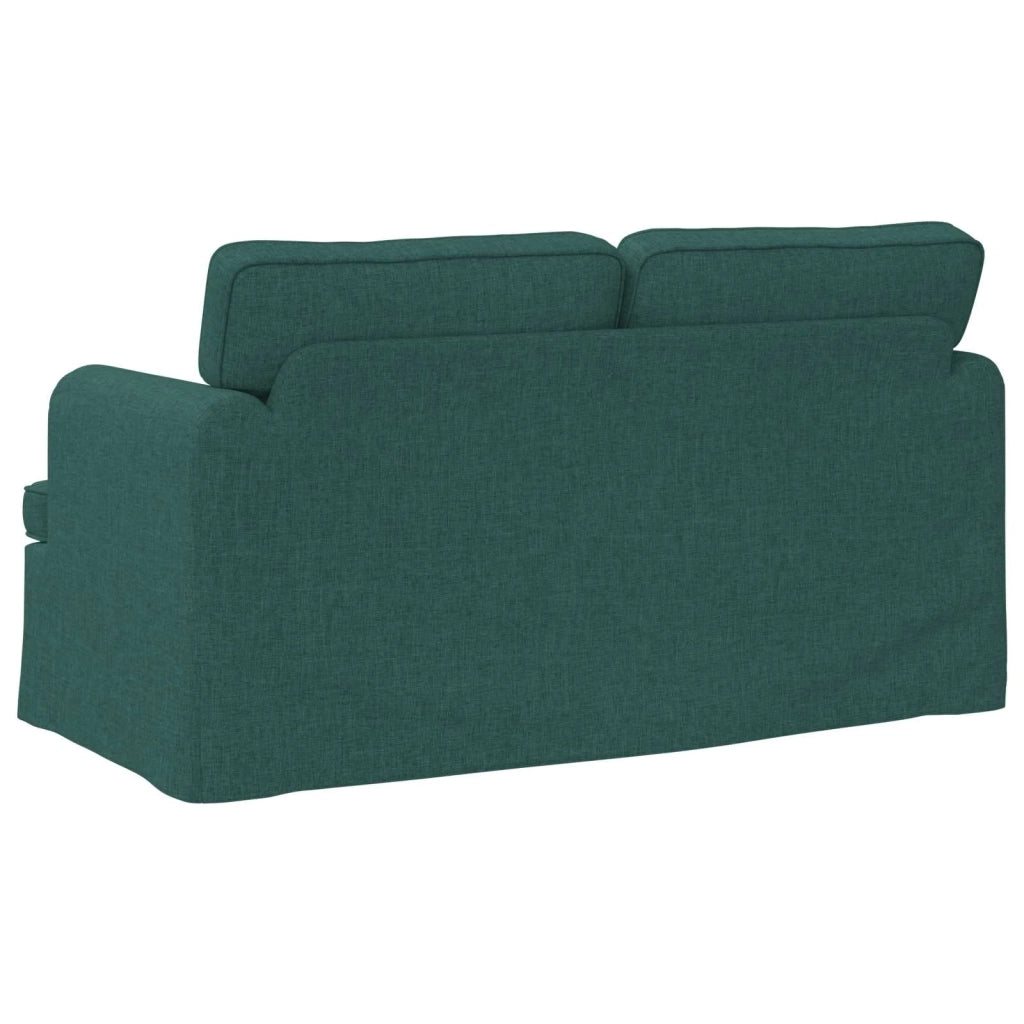Divano Verde Scuro 144 x 80 x 85 cm Tessuto
