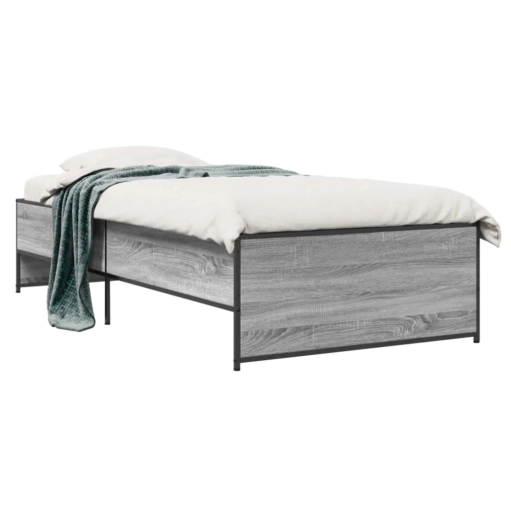 Struttura del letto Sonoma grigio 80 x 200 cm