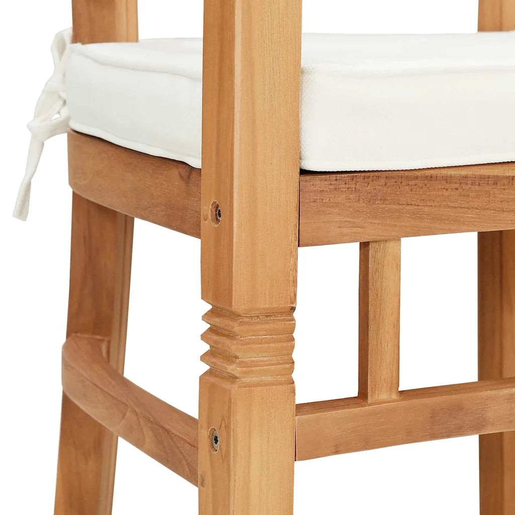 Sedia 2 pz | Sedie da Esterno Marrone 63 x 58 x 89 cm Legno di teak solido