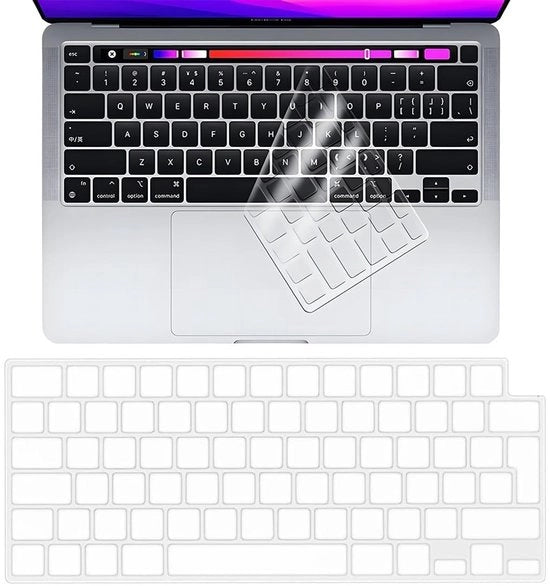 Protezione per MacBook M3 M2 13.6 15.3 - Hoes in TPU ultradunne per tastiera