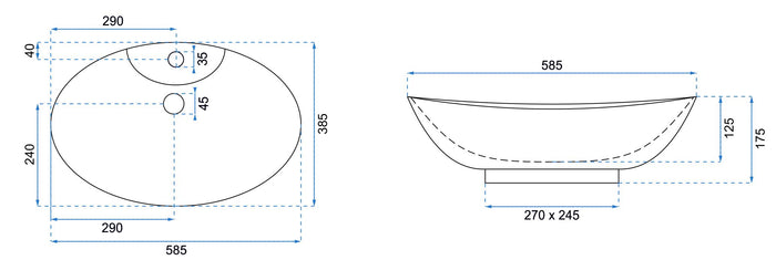 Lavabo Da Appoggio Rea Rosa 2