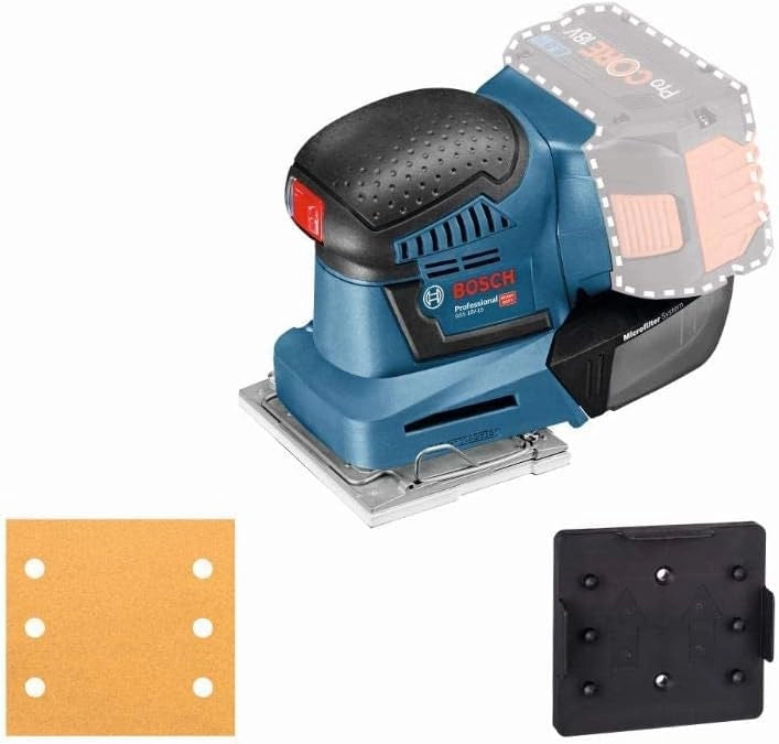 Bosch Professional 06019D0201 Levigatrice Orbitale, Blu