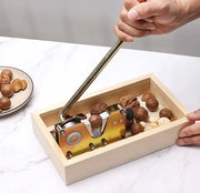 Notenkraker manuale, notenklem, versione robusta, adatta per noci di ciliegio, mandorle e castagne.
