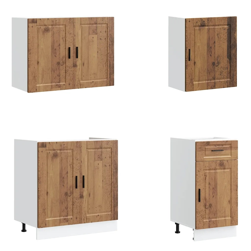 Set Mobili da Cucina 7 pz Porto Legno Vecchio in Truciolato 3314789