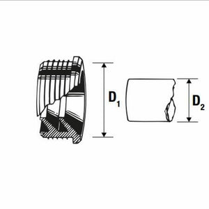 Morsetto in gomma d.46x1 1/2 b07 wsfr2nc
