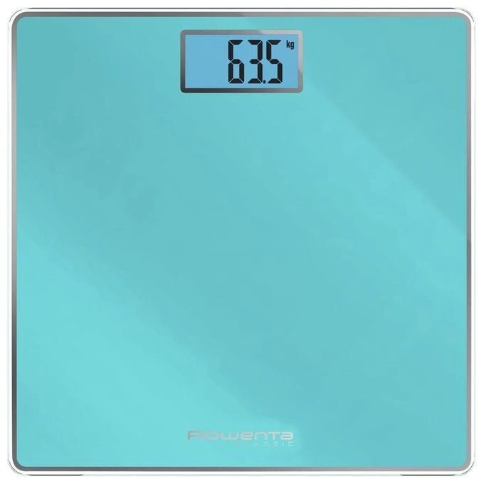 Rowenta Classic BS1503 Quadrato Turchese Bilancia pesapersone elettronica