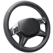 Trade Shop - Coprivolante Copri Volante Universale Per Auto Nero 37-39cm Con Presa Comfort -