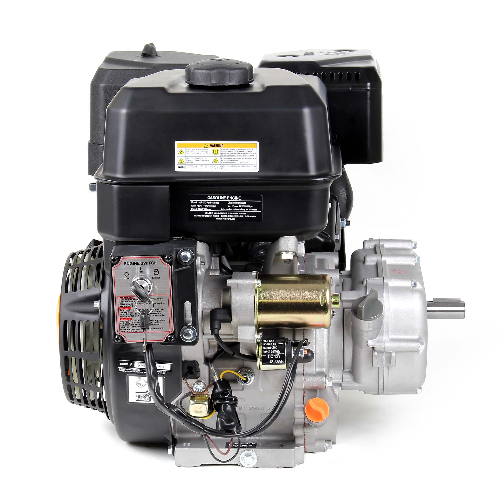 LIFAN KP460-RE Motore a benzina 22mm 16,3 CV a 1 cilindro per piastre vibranti e macchine edili