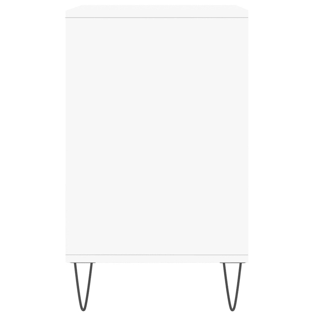 Scarpiera Bianco Lucido 102x36x60 cm in Legno Multistrato 831390