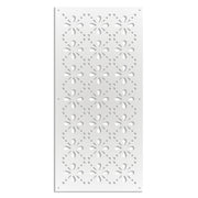 BLEE - Pannello in PVC traforato - Parasole Misura: 47x94 cm, Colore: bianco