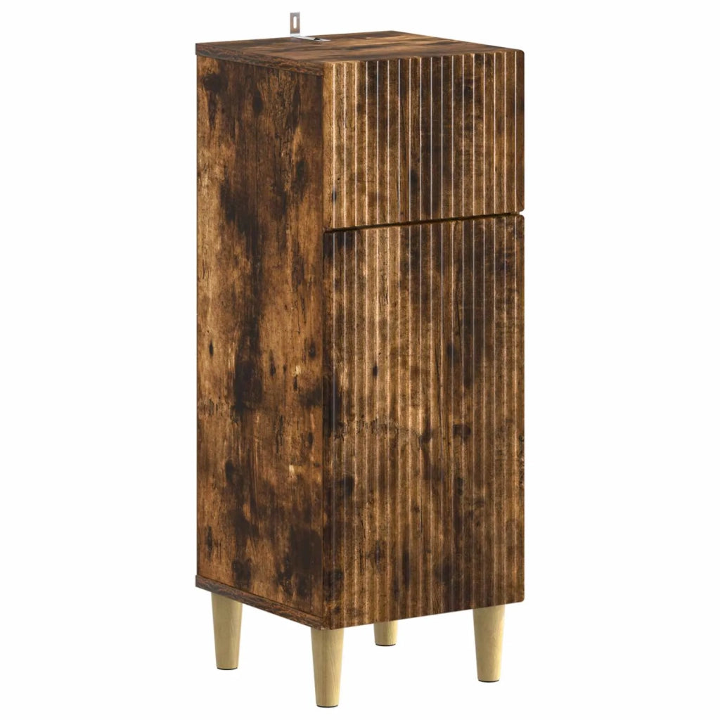 Set di armadietti da bagno in 3 pezzi ARNHEM Rovere Fumo 3417770