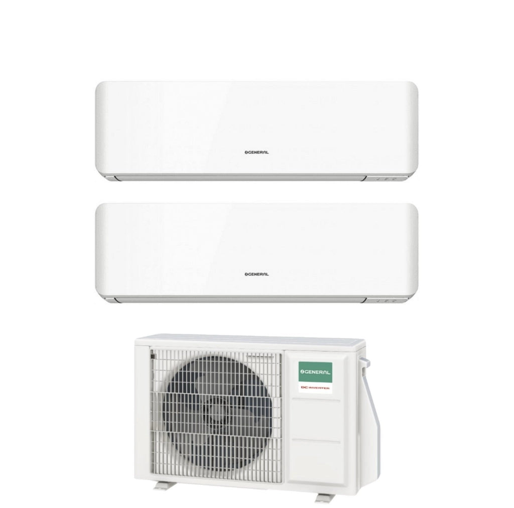 Condizionatore Dual Split General Fujitsu Standard KM 7+9 con AOHG14KBTA2 R-32 Wi-Fi Integrato
