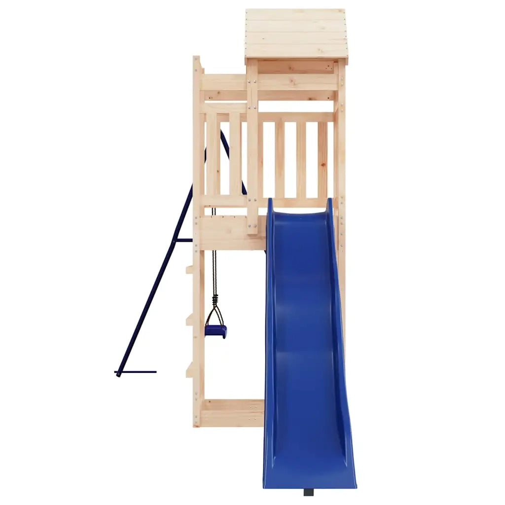 Set da Gioco da Esterno in Legno Massello di Pino CFW7617805
