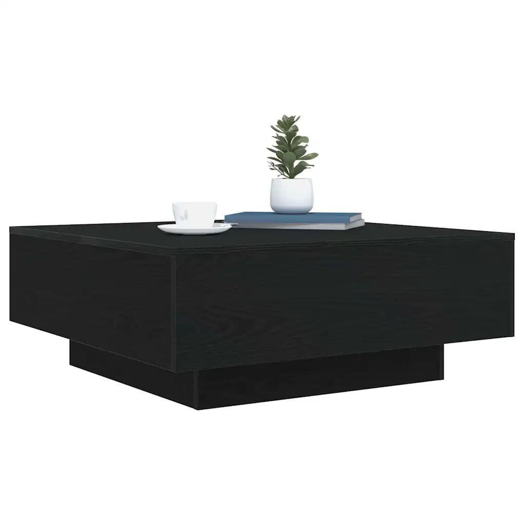 Tavolino da salotto Rovere Nero 80 x 80 x 31 cm 863002