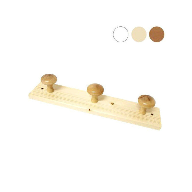 Appendiabiti Legno Posti 4 Naturale Xtra