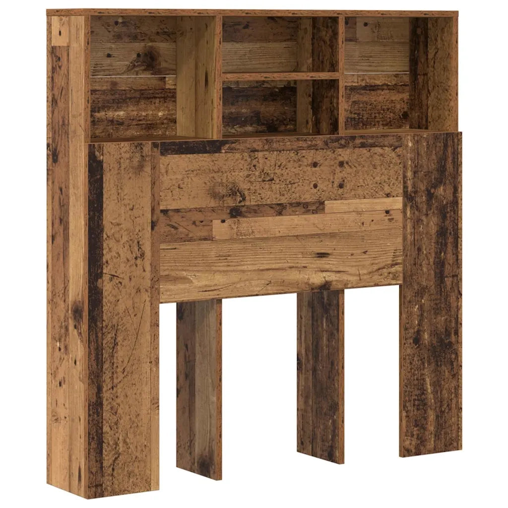 vidaXL Testata del letto Legno vecchio Legno Ingenerizzato
