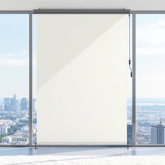 Zonieratura verticale, schermo di privacy verticale per esterno, 250x160cm, beige