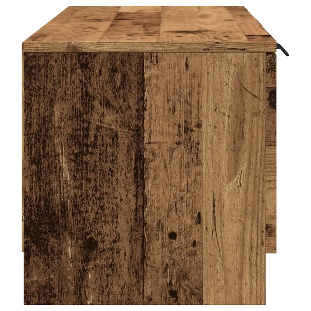 Mobile Porta TV-Credenza per TV Legno Vecchio 102x35x36,5 cm Legno Multistrato