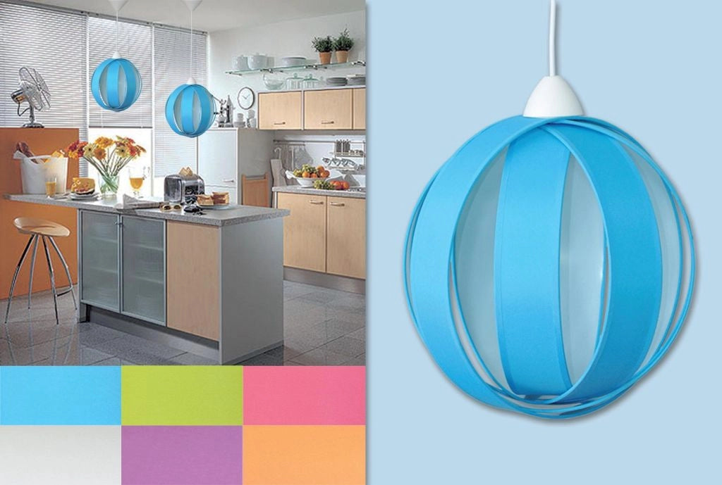 Lampadario Lampada a Soffitto Moderno Colorato Cosmo a Fasce Vari Colori