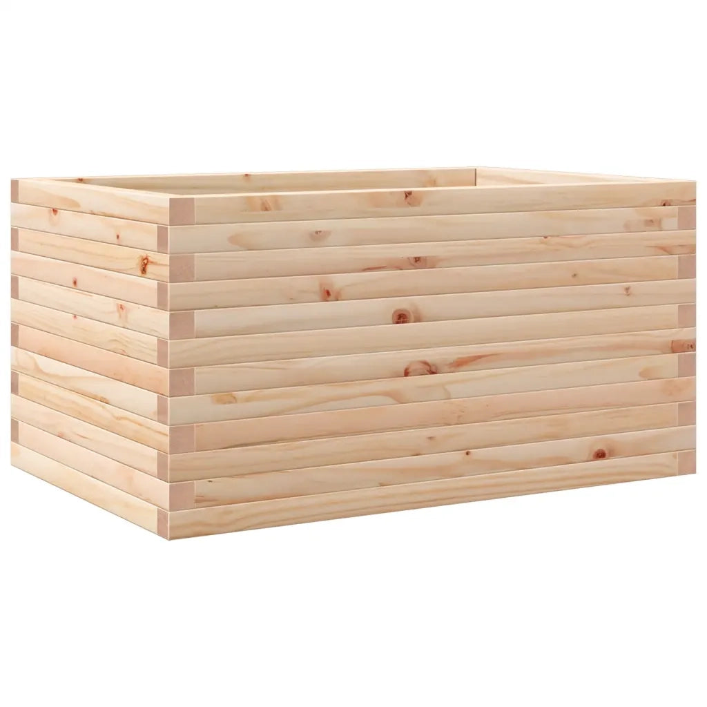 Fioriera da Giardino-Vaso da Esterno 90x60x45,5 cm in Legno Massello di Pino