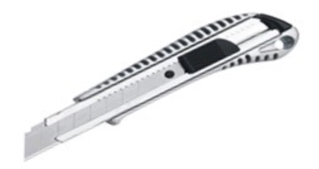 Cutter Allum.Con Guida Auto-Bloccante Mm18 Set 5 Pezzi - Oreca New