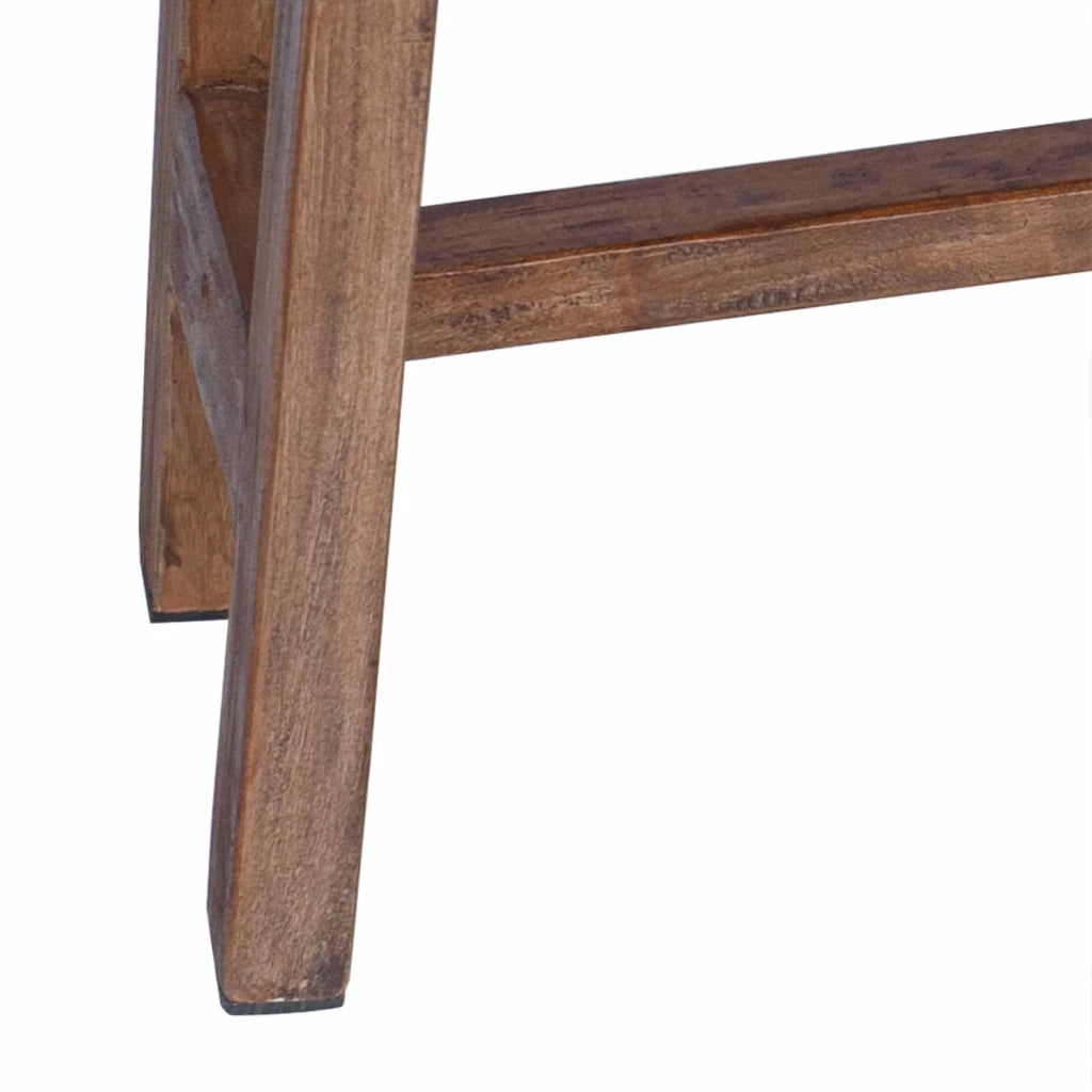 Scrivania Marrone 110 x 30 x 79 cm Legno di Mogano Massello 42012402