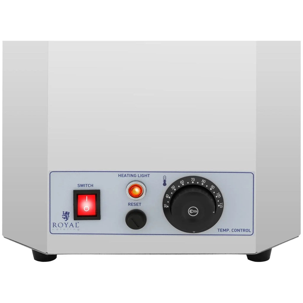 Distributore di zuppa professionale da 7 litri 500 watt finitura lucida acciaio inox argento 14_0008845