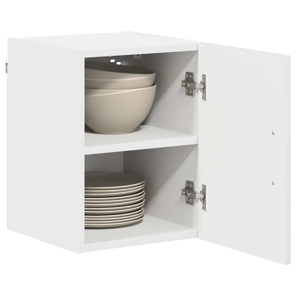 Mobile da cucina con lo scaffale-Armadio da cucina Bianco Lucido 30 x 31 x 40 cm 479807