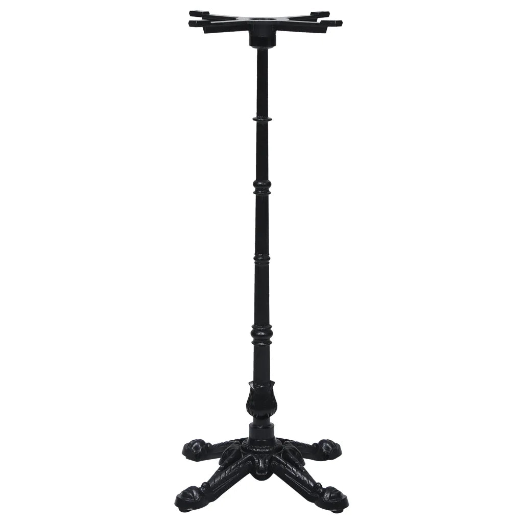 Gamba per Tavolino da Bistrò Nero 52x52x108 cm in Ghisa 325434