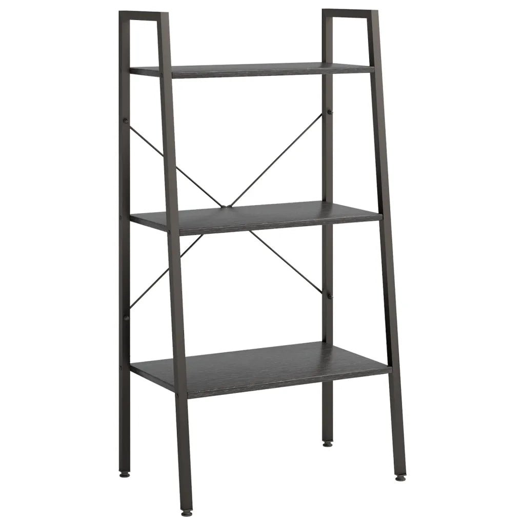 Scaffale Autoportante con 3 Ripiani Nero 56x35x108 cm CFW7481075