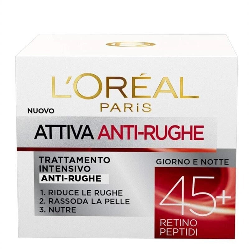 L'OREAL PARIS CREMA ATTIVA ANTIRUGHE INTENSIVA GIORNO E NOTTE 50 ML