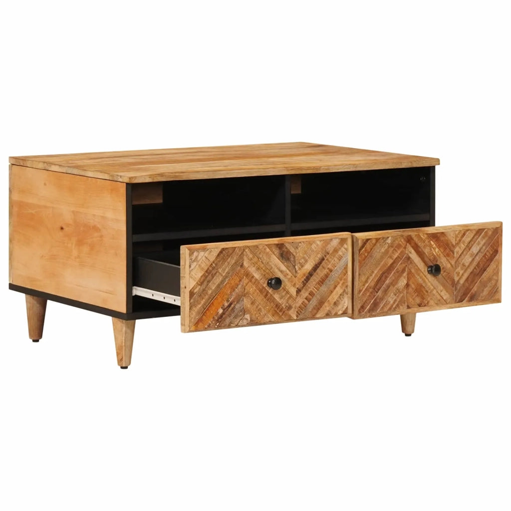 Tavolino da salotto con cassetto Marrone 80 x 54 x 40 cm