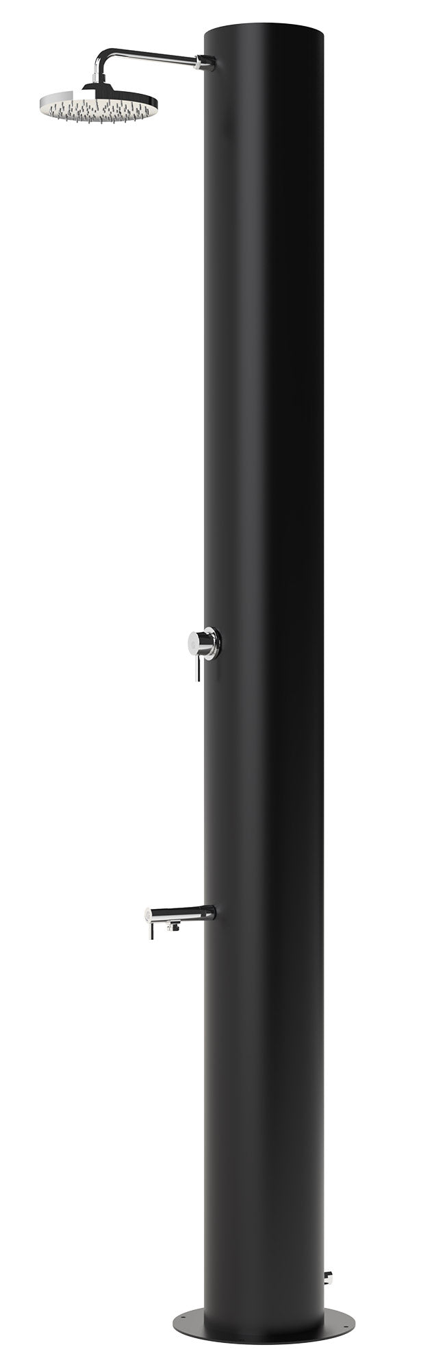 Doccia Solare da Giardino 70L Miscelatore e Lavapiedi Arno N