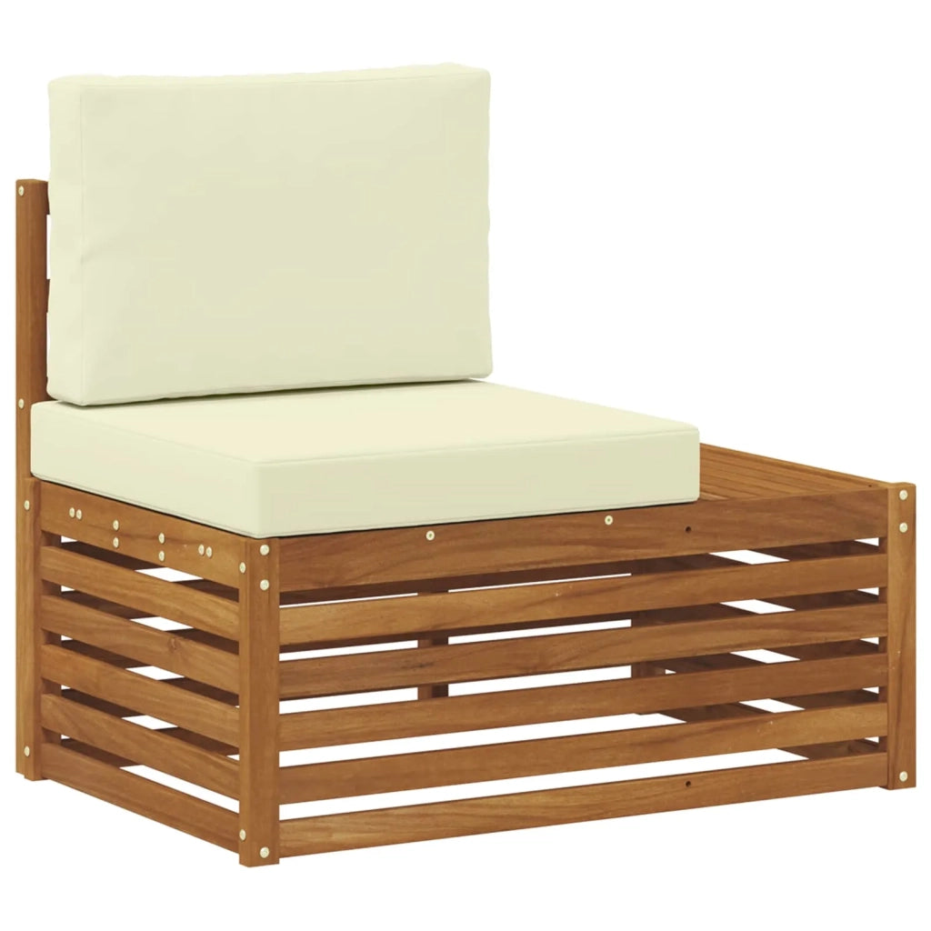 Divano da Giardino-Divano Esterno Finale con cuscino Naturale 91 x 63 x 73 cm 764287