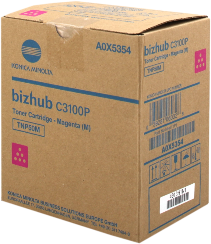 ORIGINAL Konica Minolta toner magenta A0X5354 TNP50M ~6000 Seiten