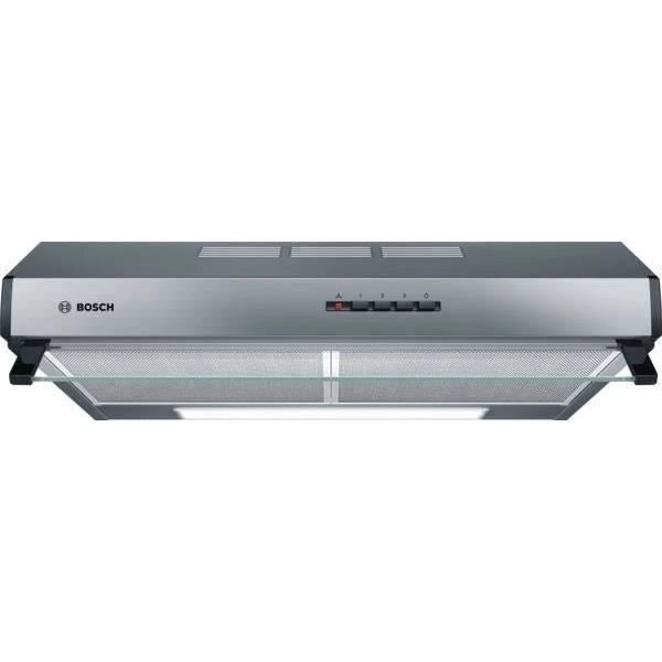 BOSCH DUL63CC50 -Musical Wall Hole-Evacuation / Recycling-350 m3 air / h max gas di scarico-72 dB-3 speed-L 60 cm-Inox