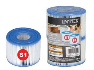 CARTUCCIA RICAMBIO PER FILTRI PISCINE IN SET PEZZI 2  tipo S1 peso kg.0,73 (29001)    INTEX