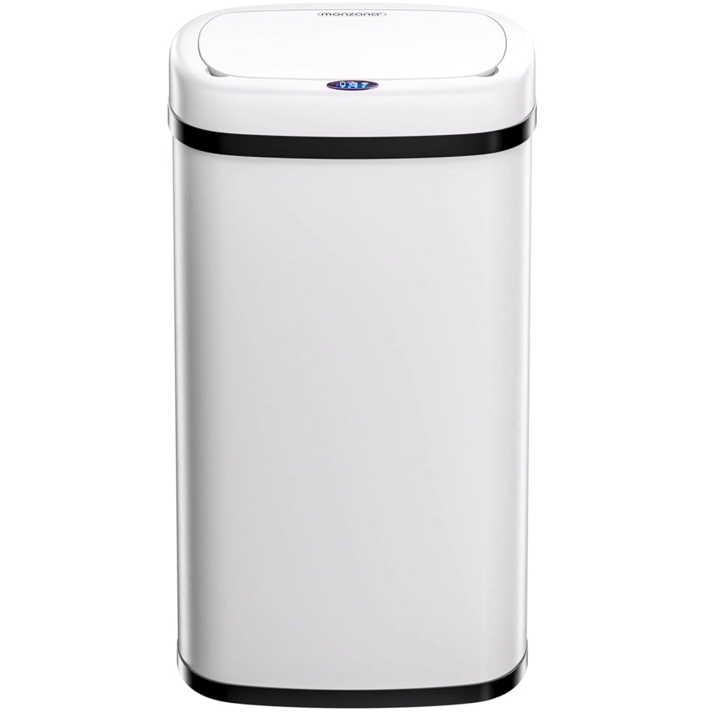 ® Cestino 58L con Sensore Automatico Movimento Display LED Pattumiera Rifiuti Smart Bidone Intelligente Cavo USB