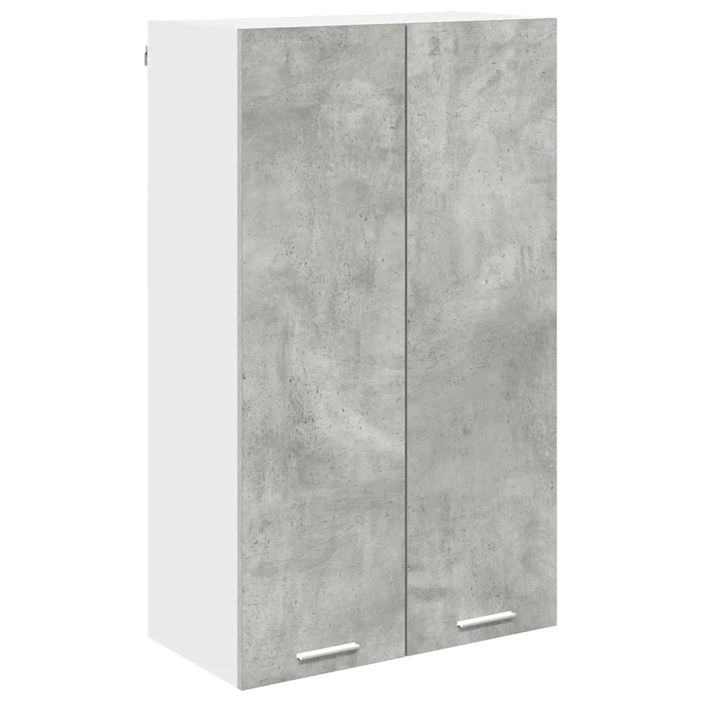 Armadio pensile con porta Grigio cemento 60 x 31 x 100 cm 884357