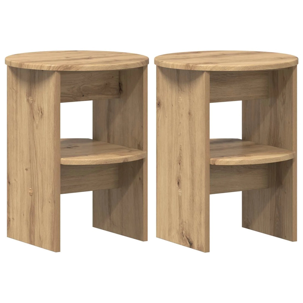 Mobile laterale 2 pcs Rovere Artigianale Ø40 x 50 cm 899833