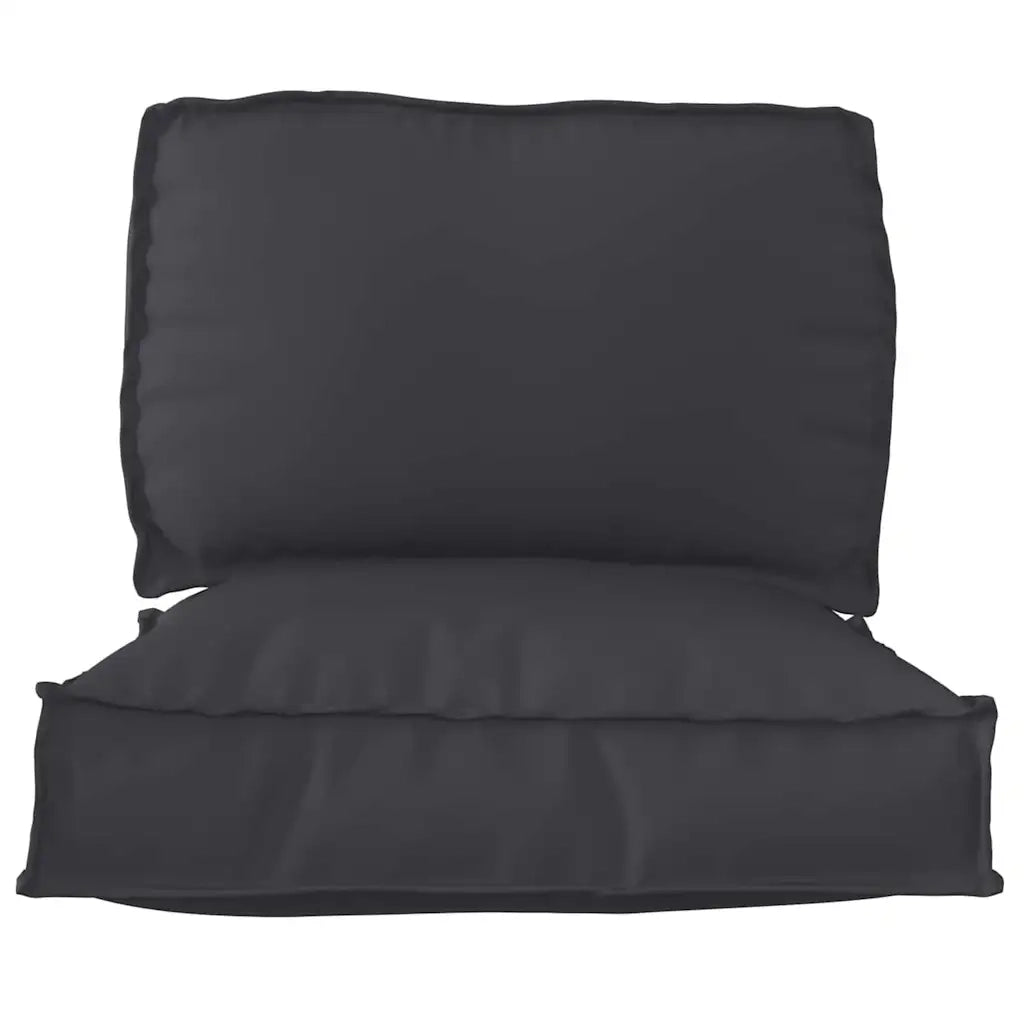 Set di Cuscini per Pallet 2 pcs Nero Tessuto Oxford 3329063
