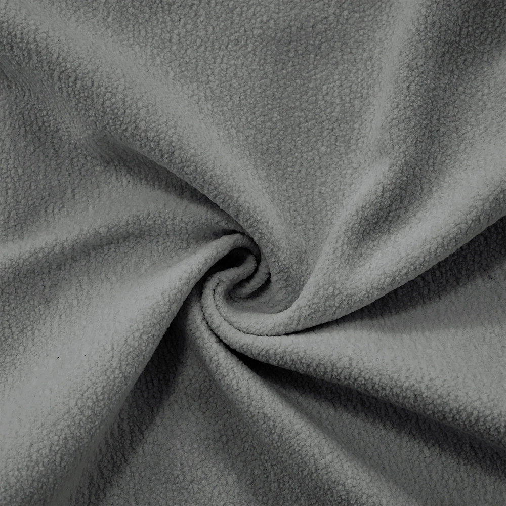 Divano angolare modulare - Xylo - Configurazione U, 4 posti con pouf removibile, grigio