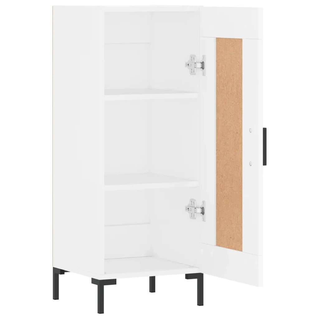 Credenza | Madia | Buffet da pranzo | Armadio da pranzo Bianca 34,5x34x90 cm in Legno Multistrato