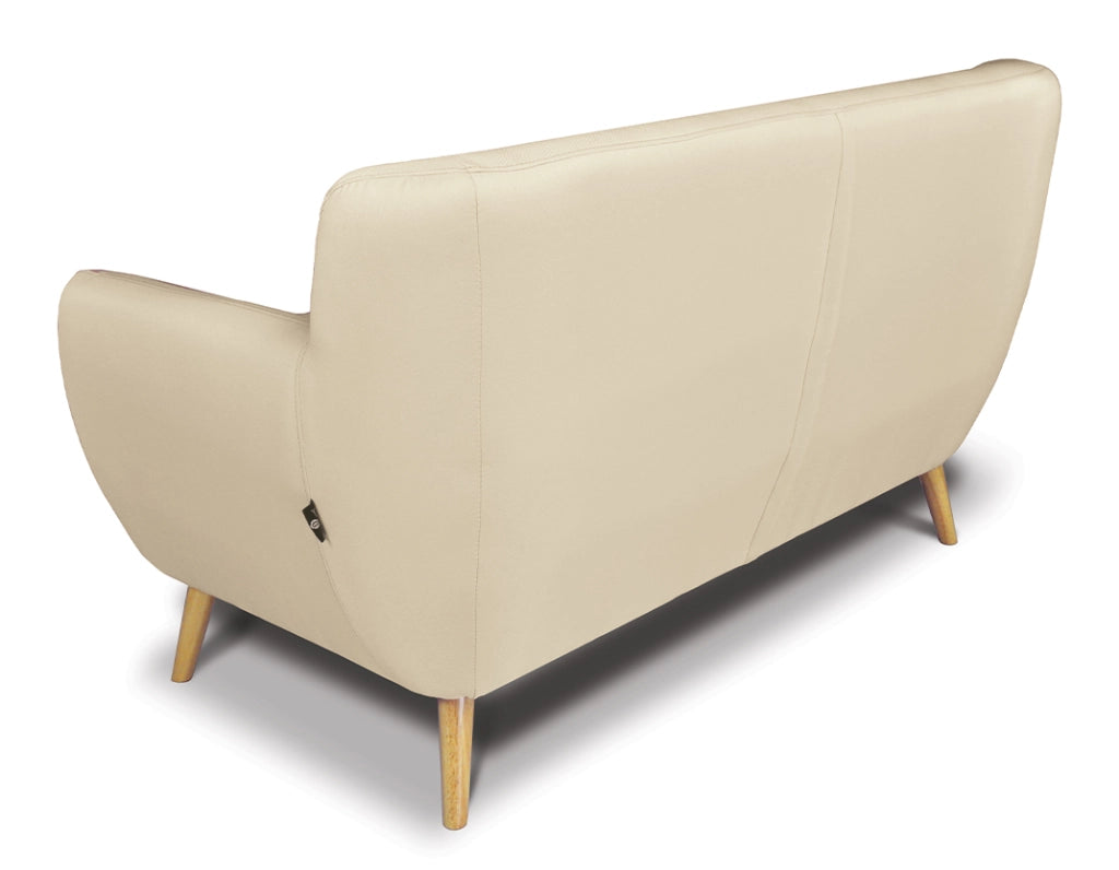 Divano 2 posti in tessuto beige dallo stile scandinavo - Emily - DI-EM112P